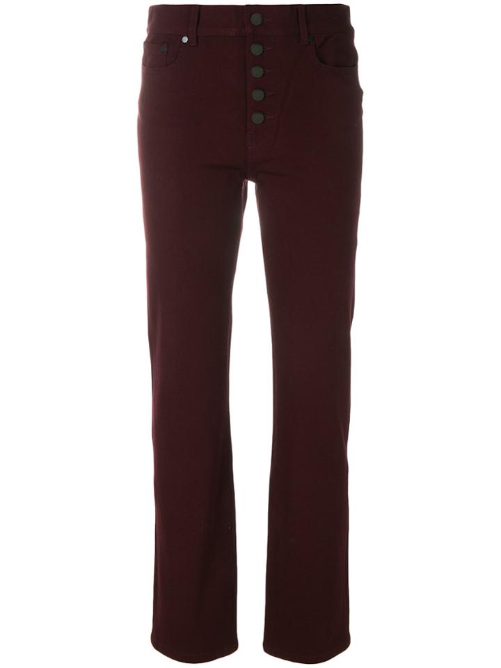 Joseph High Waist Trousers - Pink & Purple