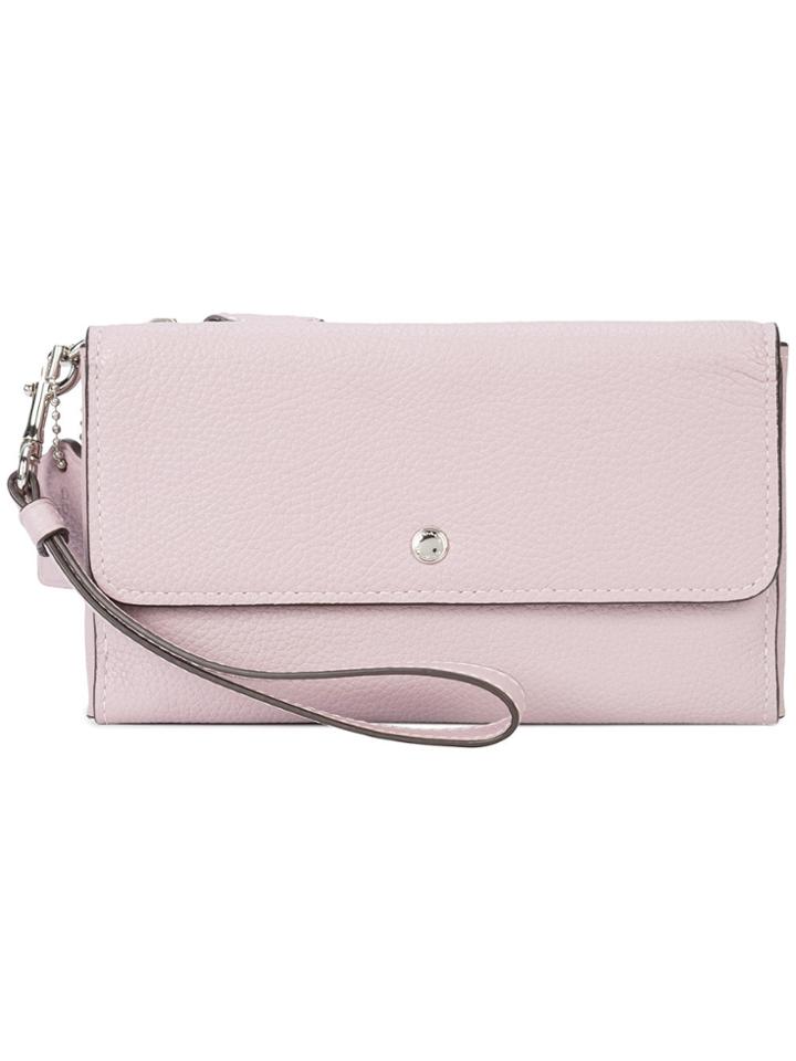 Coach Triple Small Wallet - Pink & Purple