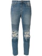 Iro Distressed Slim Fit Jeans - Blue