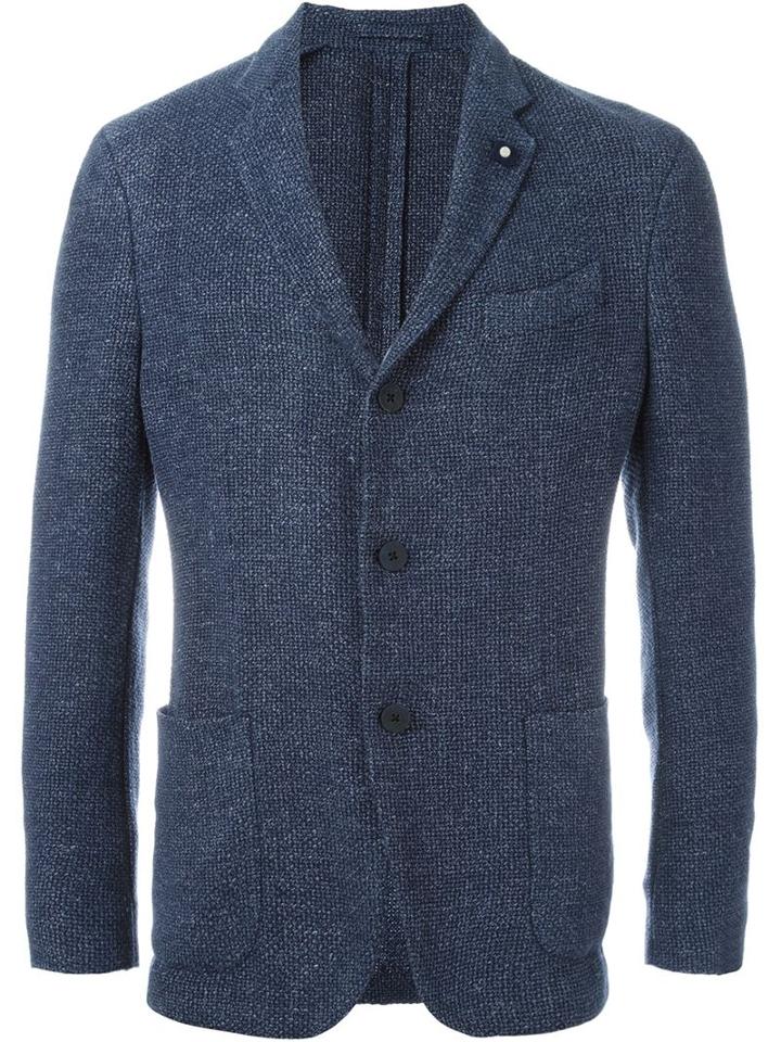 Lardini Patch Pocket Blazer Jacket