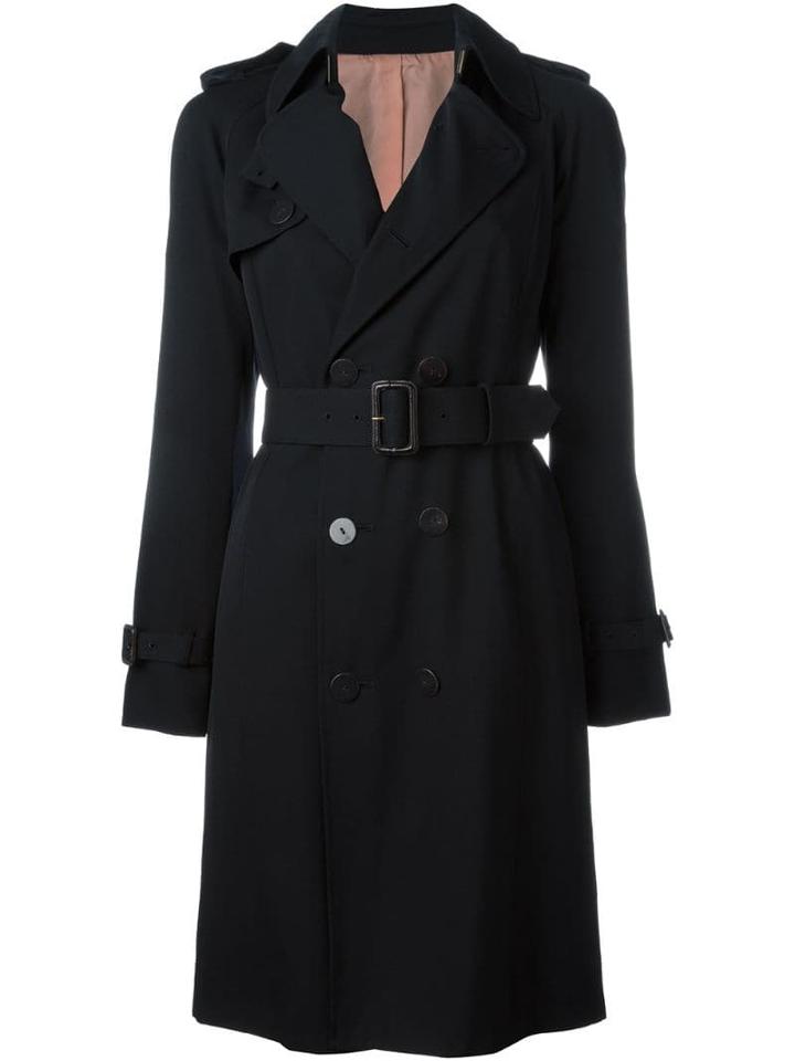 Jean Paul Gaultier Pre-owned Belted Trench Coat - Black