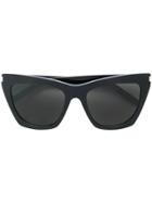 Saint Laurent Eyewear New Wave 214 Kate Sunglasses - Black