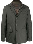 Moorer Lightweight Fitted Jacket - Green