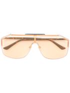 Gucci Eyewear Tinted Aviator Sunglasses - Yellow