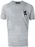Dsquared2 - Chest Motif T-shirt - Men - Cotton/viscose - Xl, Grey, Cotton/viscose