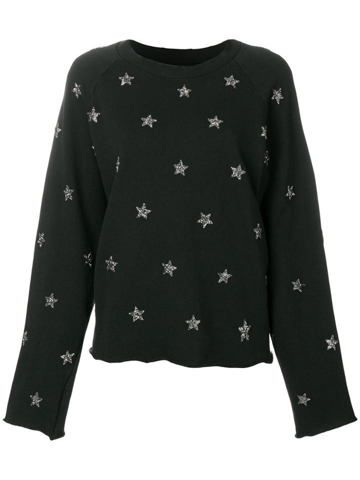 As65 Long Sleeved Star T-shirt - Black