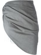 Jacquemus Layer Asymmetric Short Skirt