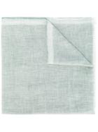 Ermenegildo Zegna - Raw Weave Scarf - Men - Silk/linen/flax/cashmere - One Size, Green, Silk/linen/flax/cashmere