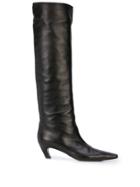Khaite The Knee-high Boots - Black