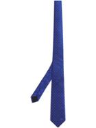 Burberry Modern Cut Micro Square Silk Tie - Blue