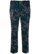 Zadig & Voltaire Cropped Tailored Trousers - Blue
