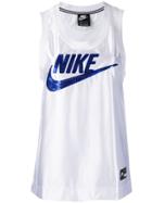 Nike Sequin Embroidered Logo Vest - White
