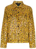 Charm's Leopard Print Jacket - Yellow