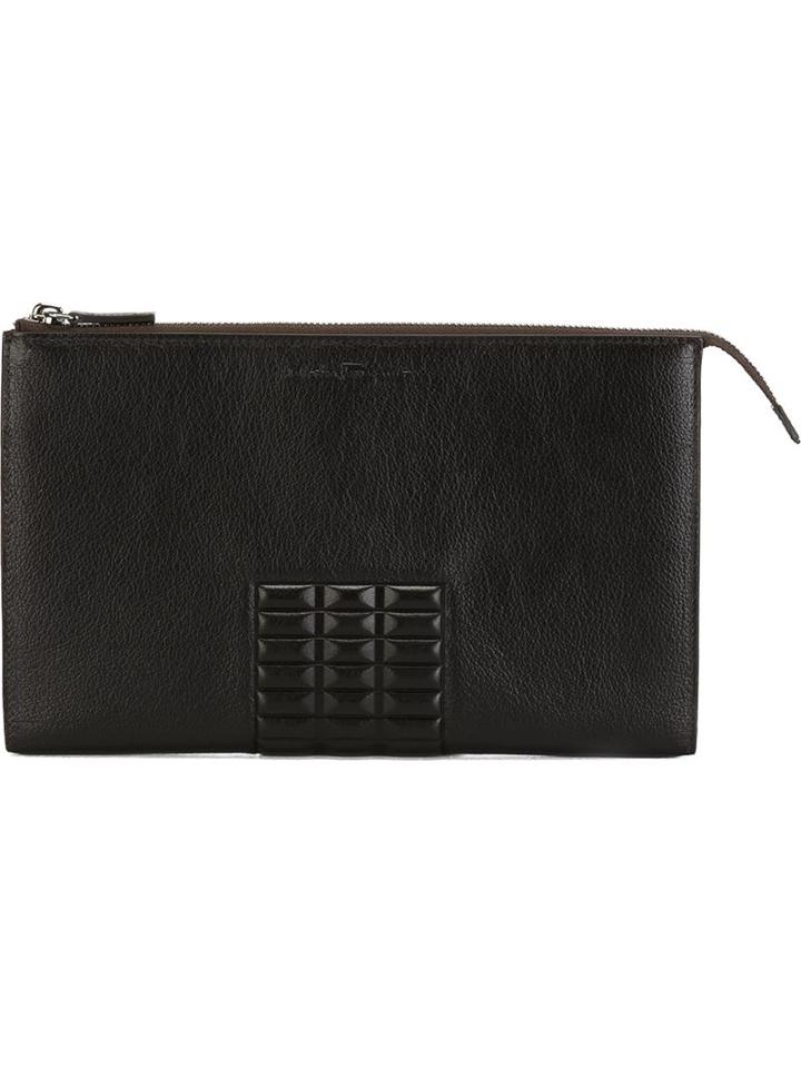Salvatore Ferragamo Studded Clutch