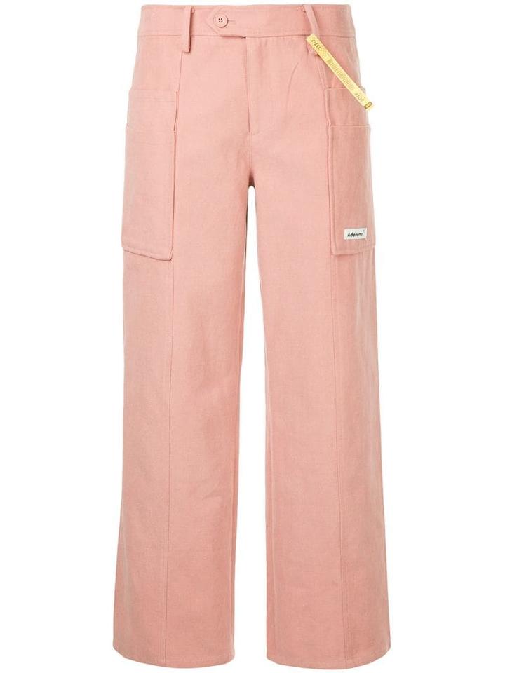 Ader Error Straight Leg Trousers - Pink Pink