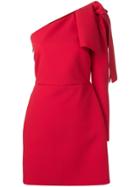 Msgm Short One-shoulder Dress - Red