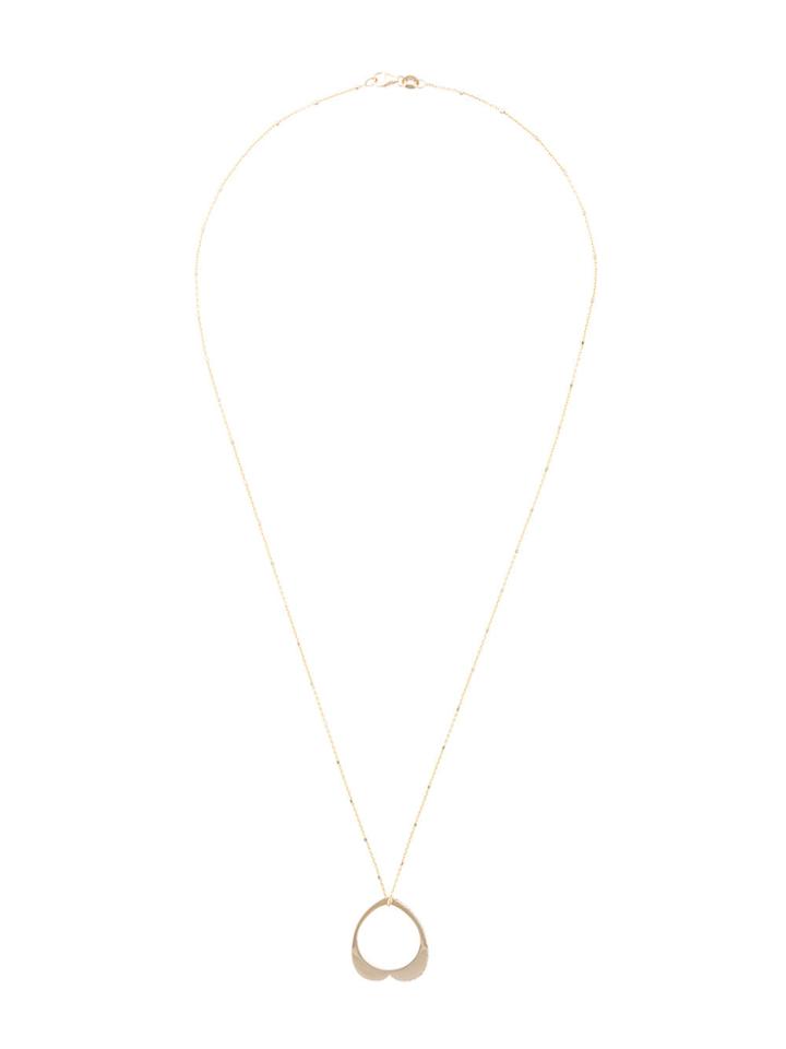 Kwit Jewelry Heart Diamond Pendant Necklace - Metallic