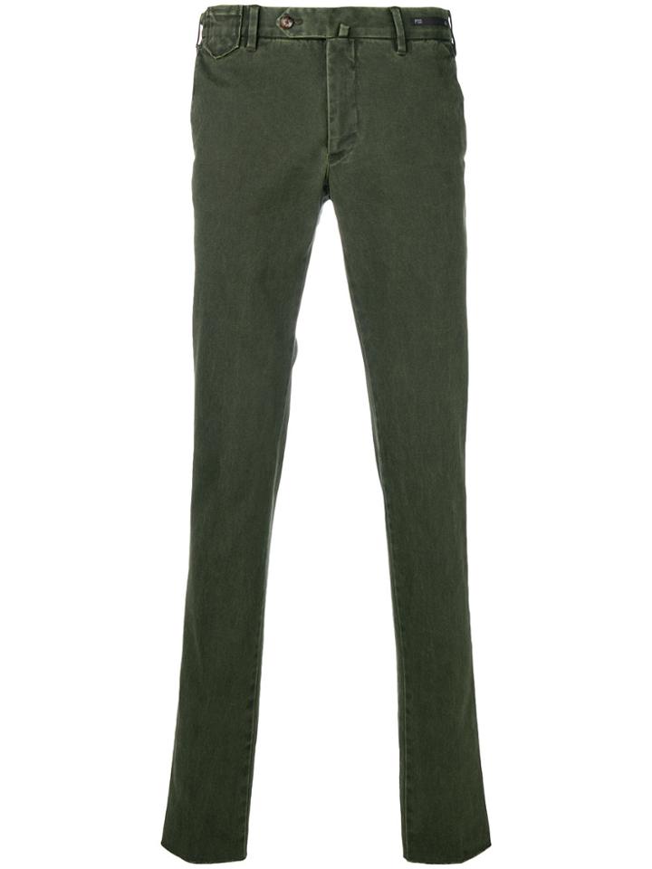 Pt01 Plain Chinos - Green