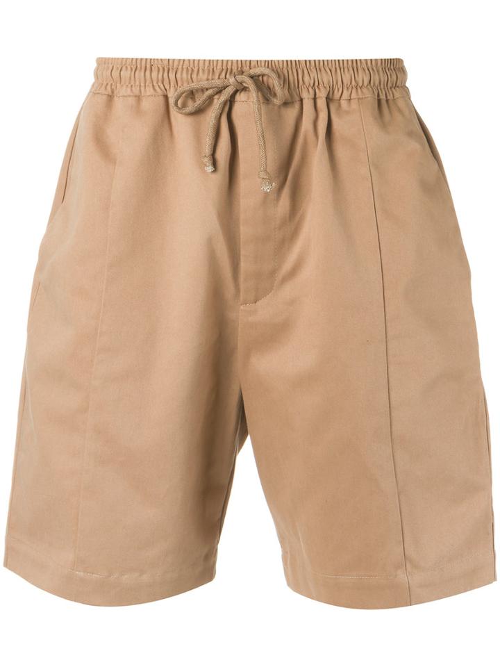 Egrey - Straight Bermuda Shorts - Men - Cotton - 40, Beige, Cotton
