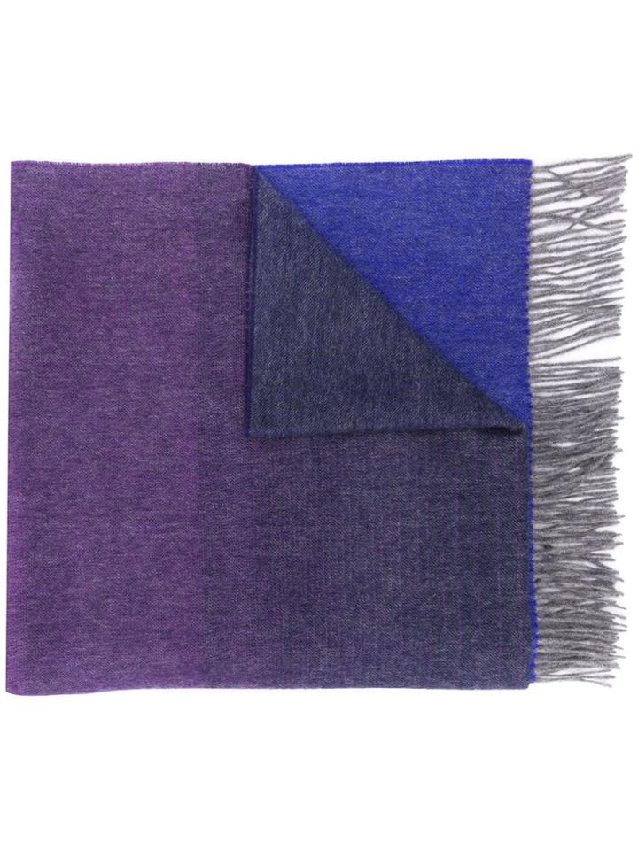 Ps Paul Smith Ombré Scarf - Blue