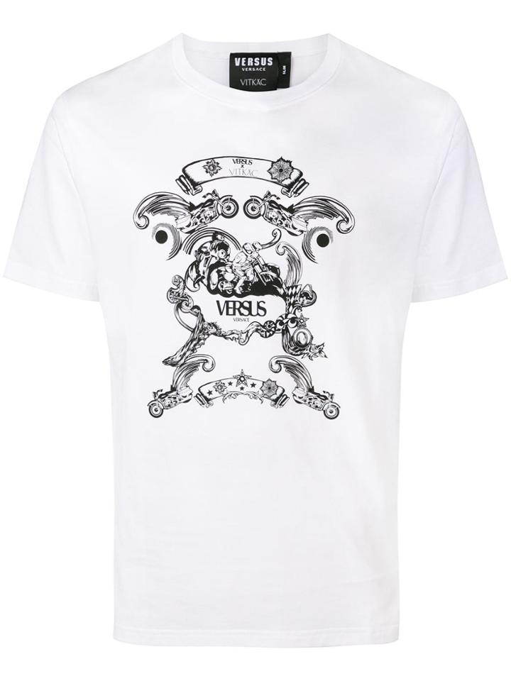 Versus X Vitkac Front Print T-shirt - White