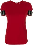 Helmut Lang Contrast Sleeve T-shirt - Red