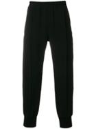 Alexander Mcqueen Piped Track Pants - Black