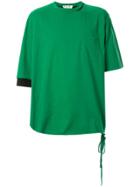 Marni Oversized Colour Block T-shirt - Green