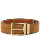 Santoni Adjustable Buckle Belt - Brown