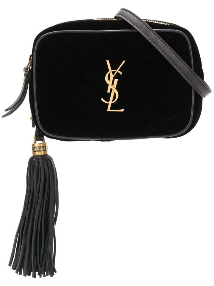 Saint Laurent Front Logo Belt Bag - Black