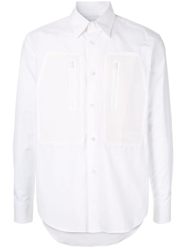 Fumito Ganryu Chest Pocket Shirt - White