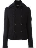 Geoffrey B. Small Double Breasted Jacket, Women's, Size: Medium, Blue, Silk/wool