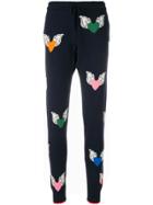 Chinti & Parker Juliet Heart Track Pants - Blue