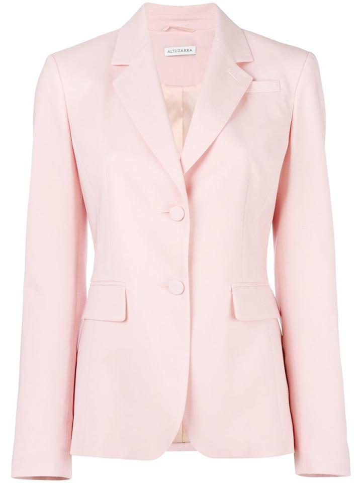 Altuzarra Flap Pockets Blazer - Pink & Purple