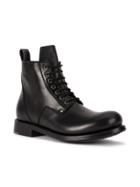 Rick Owens Lace-up Ankle Boots - Black