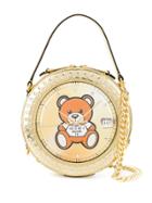 Moschino Round Teddy Bear Bag - Gold