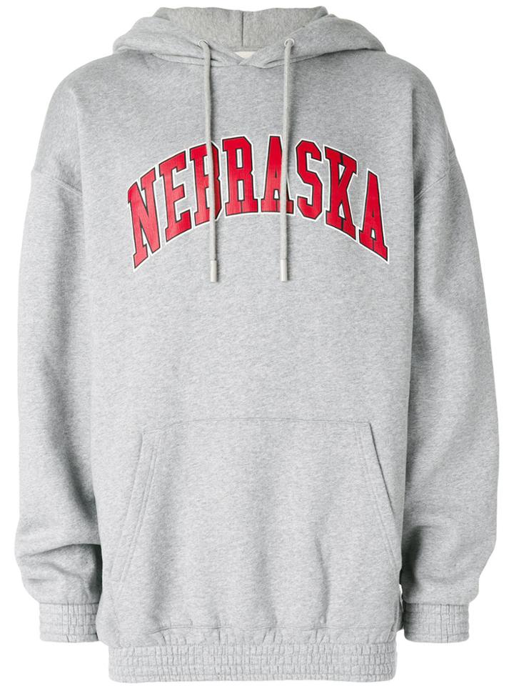 Off-white Nebraska Hoodie - Grey