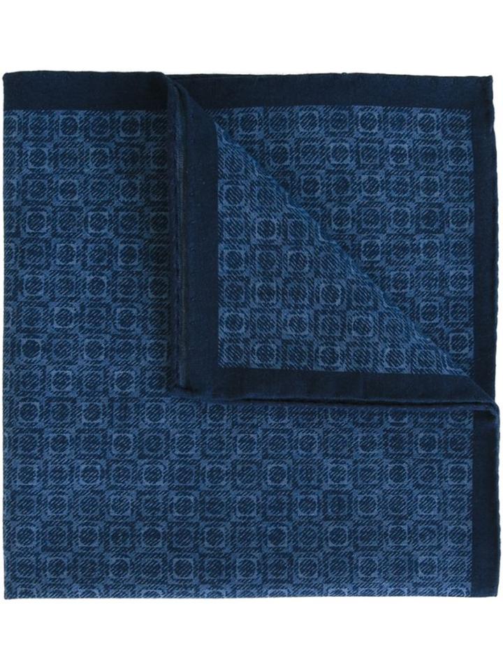 Eleventy Tonal Print Pocket Square