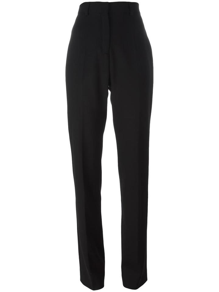Iro High-waisted Trousers, Women's, Size: 40, Black, Virgin Wool/spandex/elastane