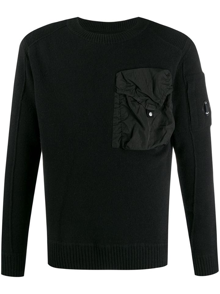 Cp Company Oversized Pocket Jumper - Black