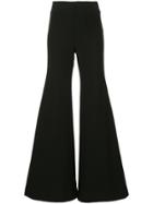 Georgia Alice Memory Flared Trousers - Black