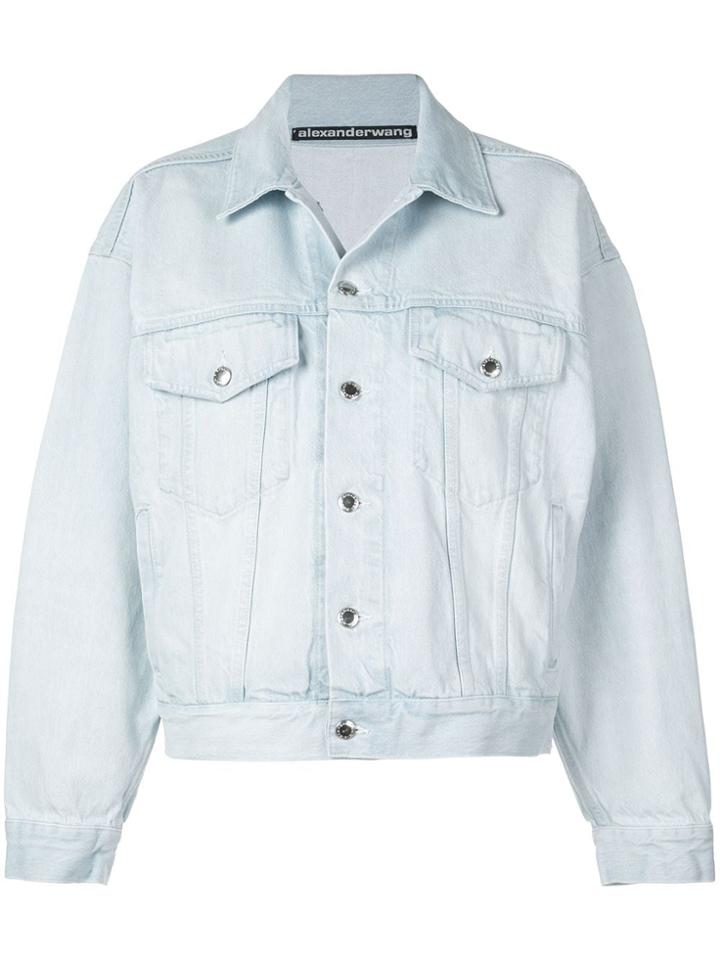 Alexander Wang Slouchy Denim Jacket - Blue
