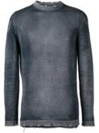 Avant Toi High Neck Slim-fit Jumper, Men's, Size: Medium, Grey, Linen/flax/cotton/cashmere