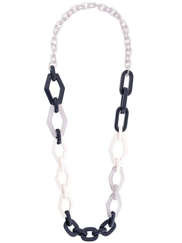 's Max Mara Chain Necklace - Blue