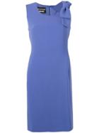 Boutique Moschino Bow Shift Dress - Blue