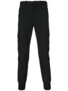 Neil Barrett Ribbed Cuff Trousers - Black