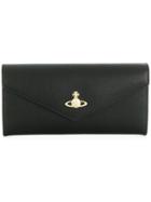Vivienne Westwood Long Logo Wallet - Black