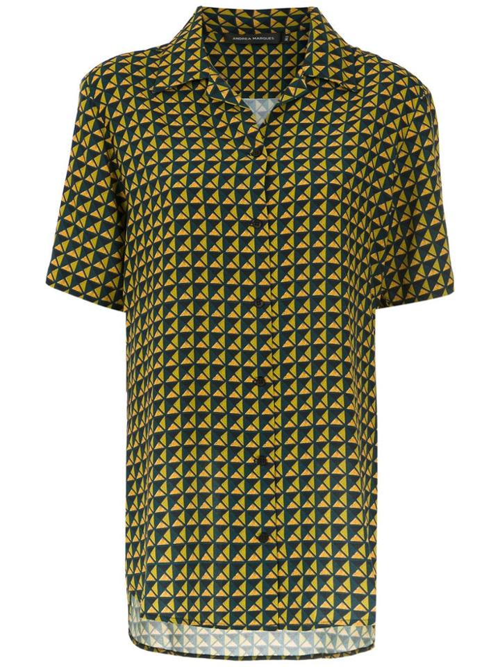 Andrea Marques Printed Shirt - Green