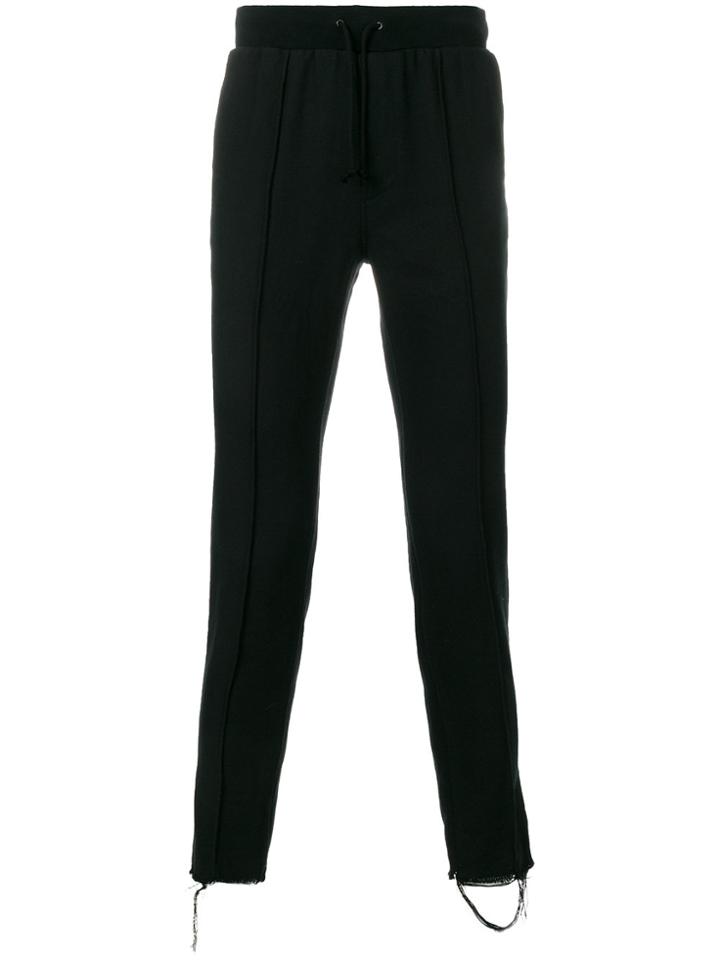 Undercover Raw Hem Sweatpants - Black