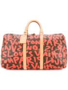 Louis Vuitton Vintage Keepall Monogram Bag - Red